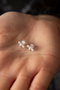 Heliophilia Silver Pendientes de plata de ley 925 con refuerzo de rodio